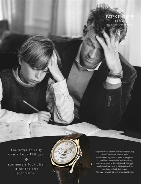 you never truly own a patek philippe|patek philippe tagline.